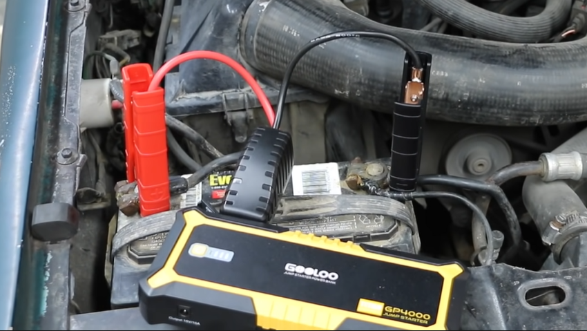 Jump Start With A Portable Starter