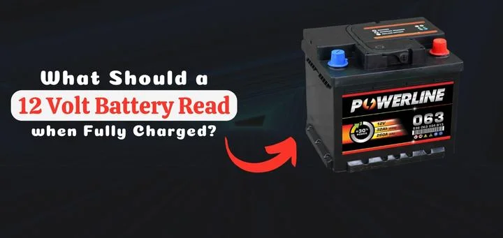 Fully charged 12 on sale volt battery